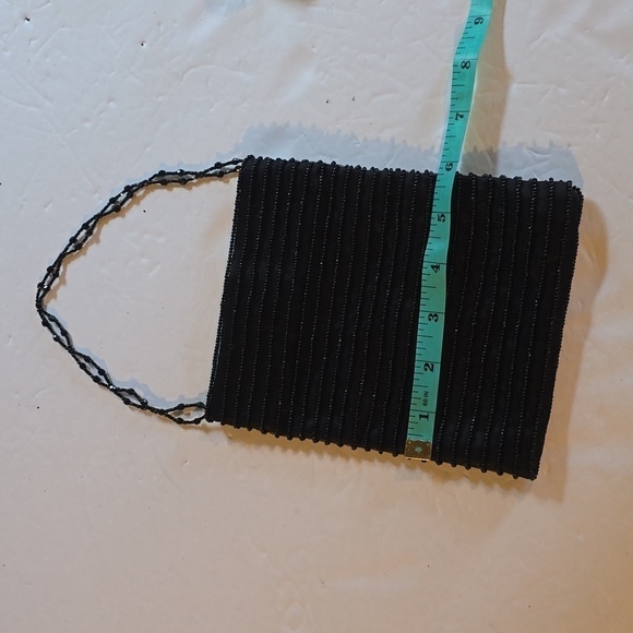 Gap Dainty SMALL Evening bag Top snap closure Little black bag Neutral Minimal - Picture 3 of 8